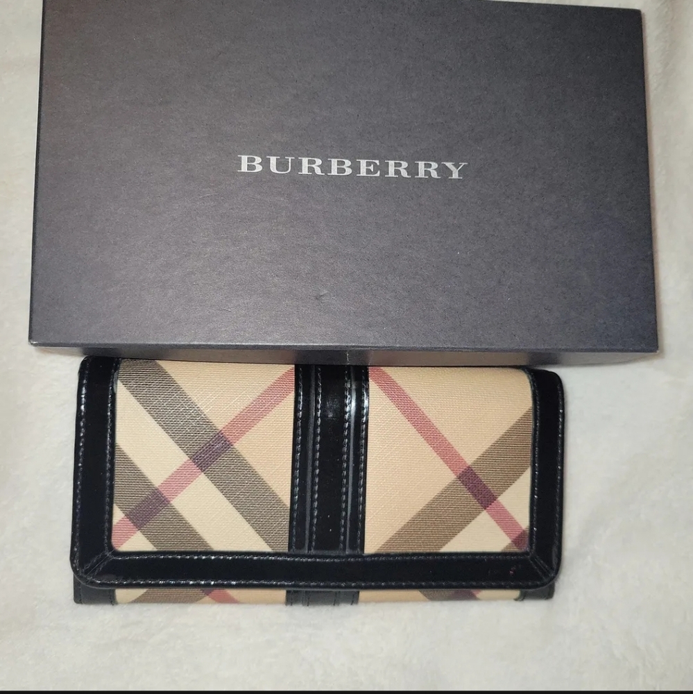 SOLD Burberry Super Nova Continental Long Wallet